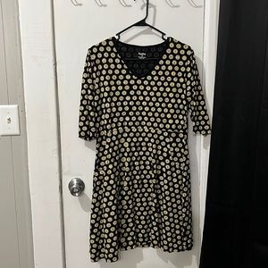 Svaha typewriter print dress